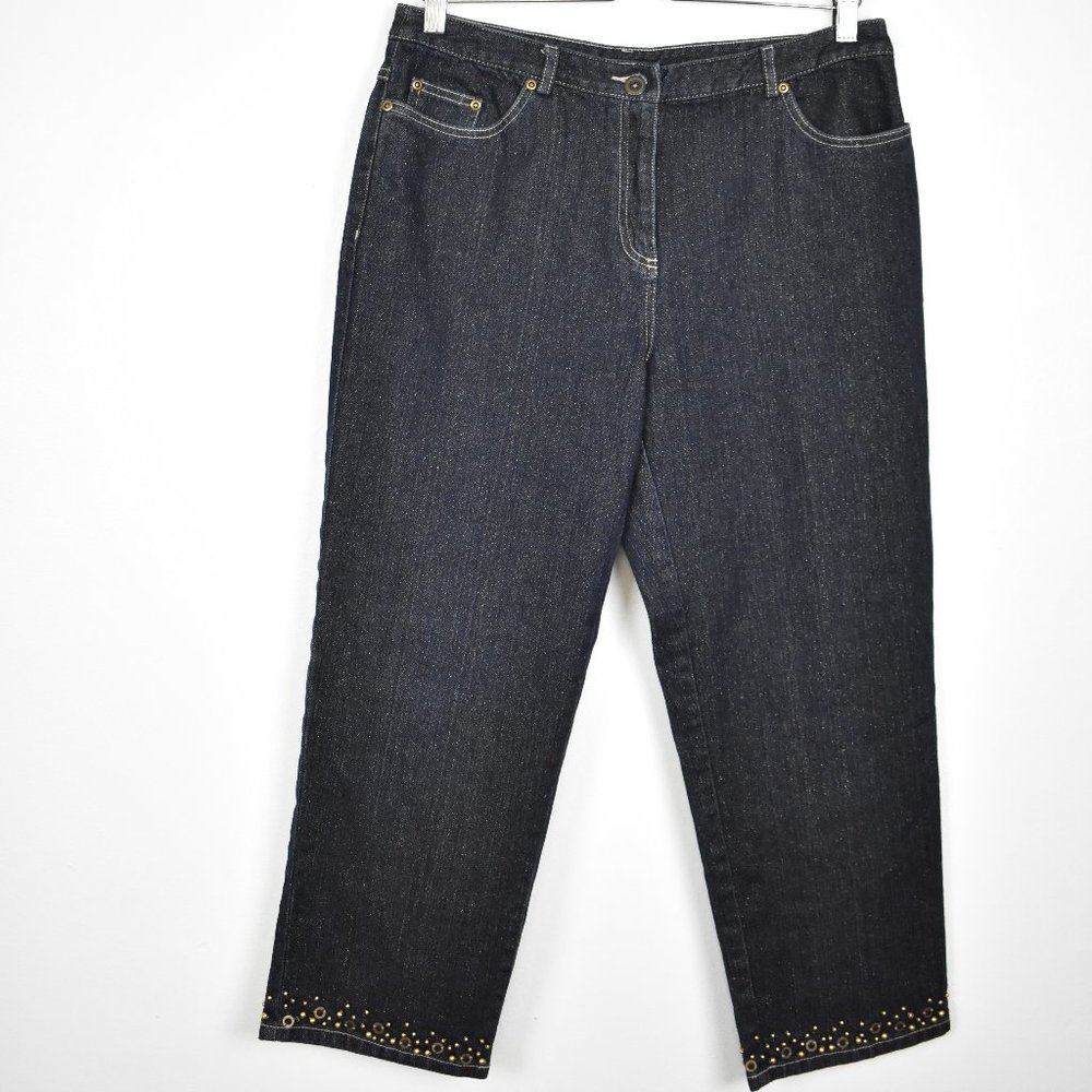 Ruby Rd. jeans Beaded Embellished Denim